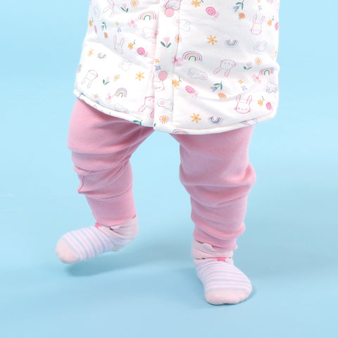 麗嬰房條紋寶寶無痕襪