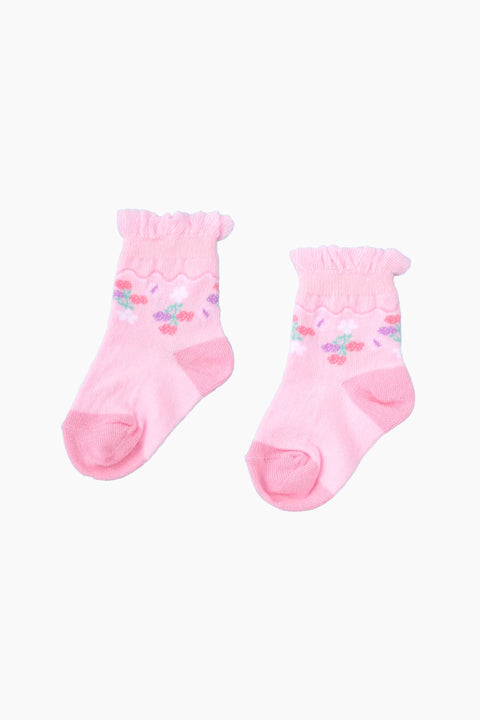 麗嬰房花邊寶寶襪