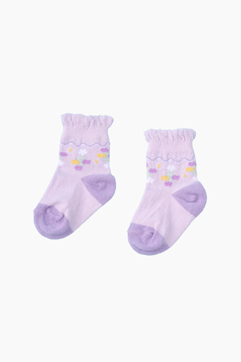 麗嬰房花邊寶寶襪