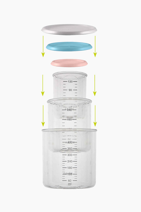 BEABA Tritan食物儲存罐3件組(120mlx1+240mlx1+420mlx1)