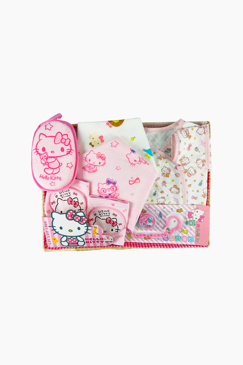 Sanrio三麗鷗 凱蒂貓HELLO KITTY 新生兒彌月禮盒組