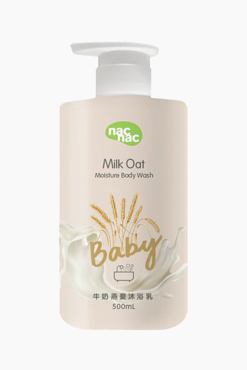 nac nac 牛奶燕麥沐浴乳500ml（全新改版）