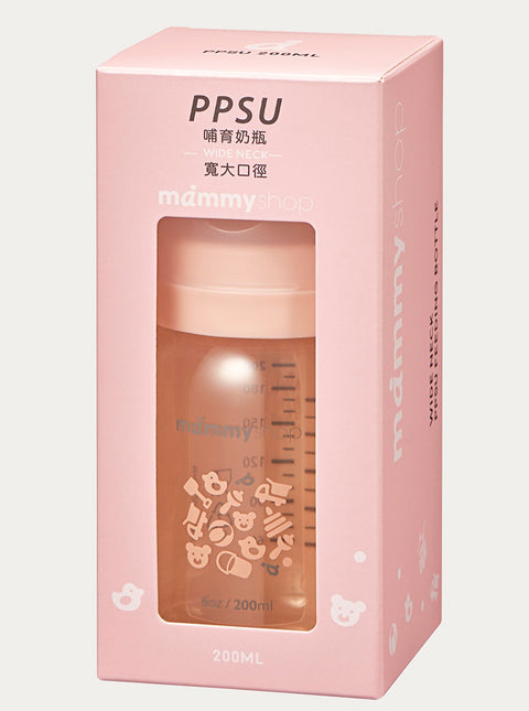 mammyshop 媽咪小站 母感體驗2.0-PPSU寬口奶瓶 200ml